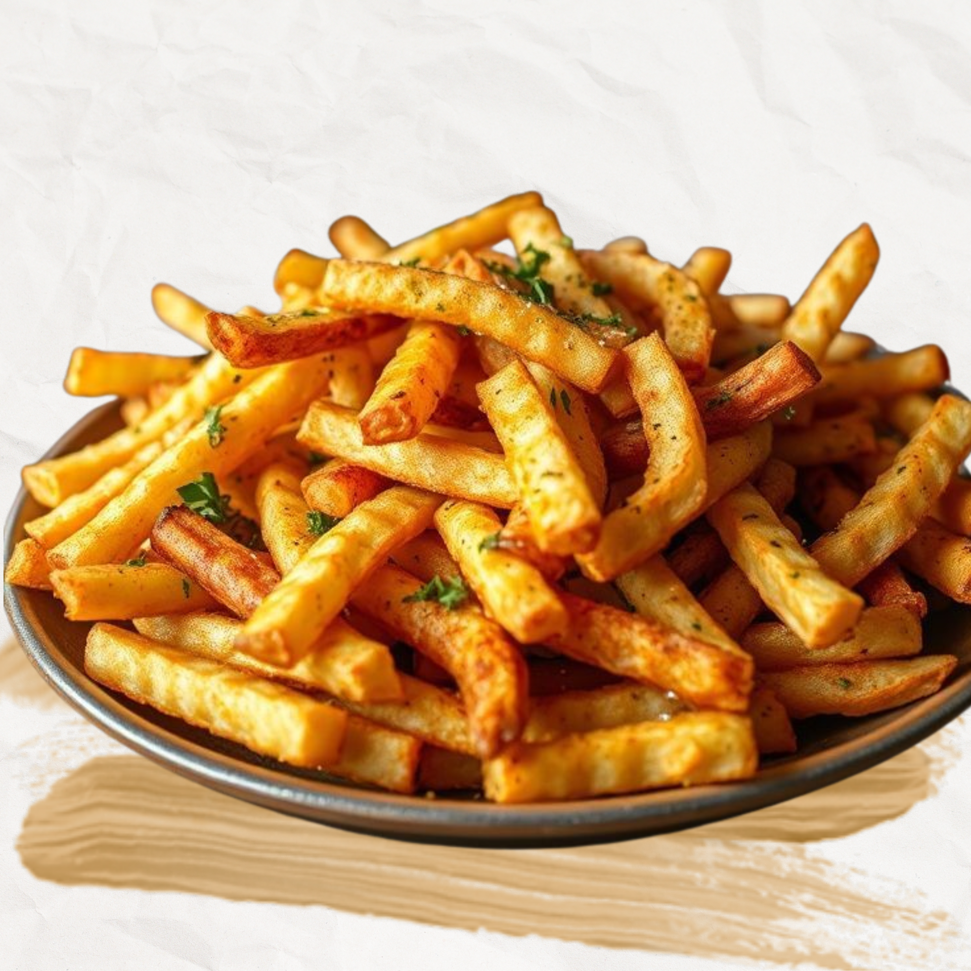 Crinkle cut french fries